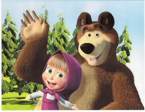 masha and bear wallpaper